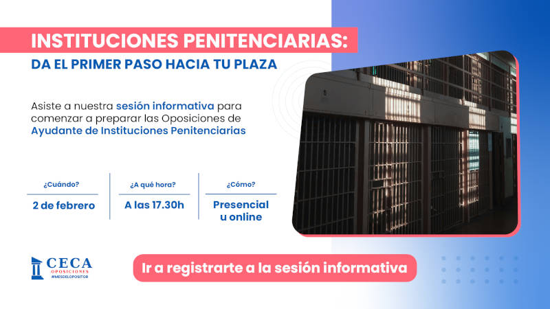 Sesión informativa Oposiciones Instituciones Penitenciarias